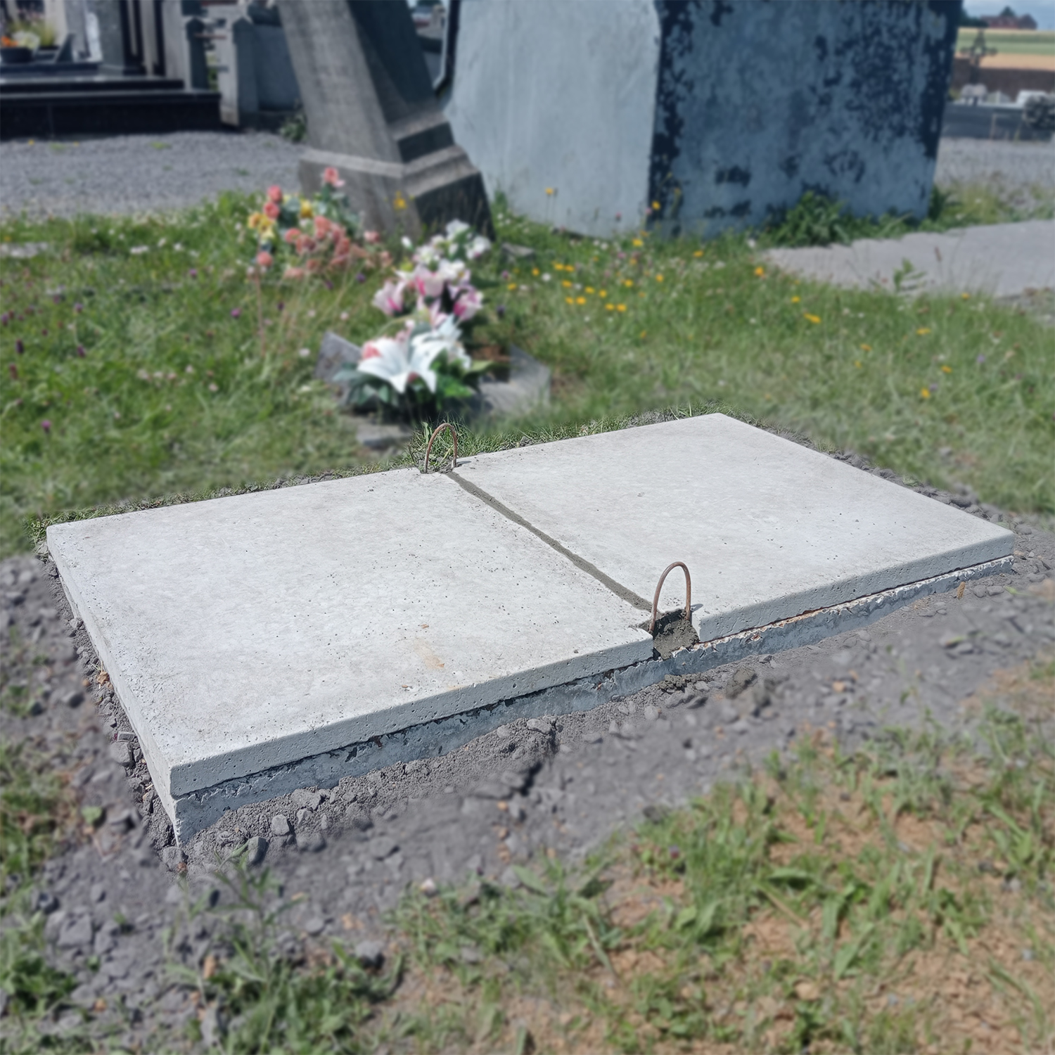 minicaveau Caveau enfant funéraire
